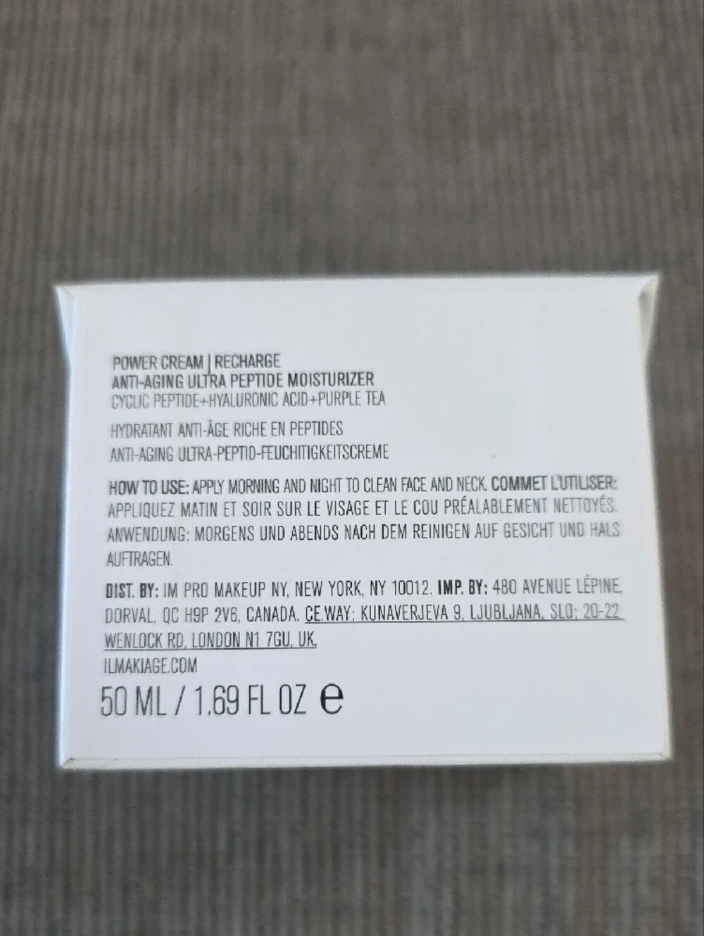IL MAKIAGE Power Cream Recharge, New In Box, Anti-Aging Moisturizer, 1.69oz. - Picture 4 of 10